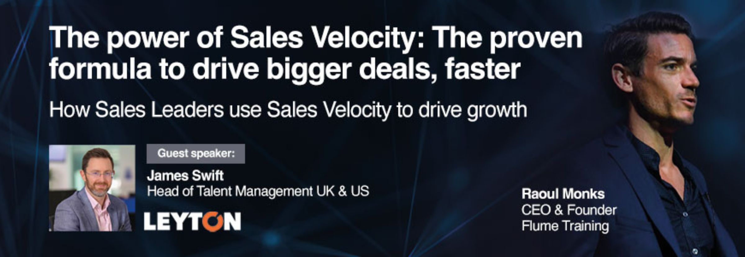 The power of sales velocity webinar banner